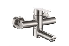 Смеситель для ванны Haiba HB60801 с коротким изливом, сталь