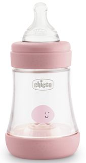 Бутылочка Chicco Perfect5 Girl 0м+ розовая, 150 мл