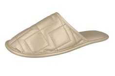 Домашние тапочки женские de fonseca BARI TOP W450 золотистые 38-39 RU
