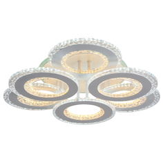 Светодиодная люстра 8043/3+3 WHT 228W+8W RGB Profit Light