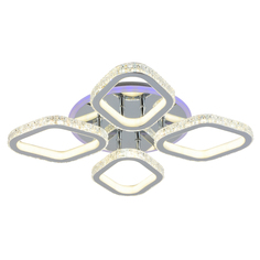 Светодиодная люстра 8044/4 CHR 136W+6,5W RGB Profit Light