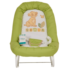 Детский шезлонг Polini kids Disney baby Король Лев, салатовый
