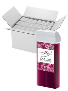 Комплект Воск ITALWAX Flex в картридже Малина 100 мл. х 24 шт.