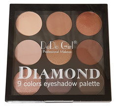 Палетка теней для глаз DoDo Girl Diamond Eyeshadow Palette, 9 оттенков, набор 02
