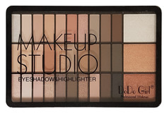 Палетка теней для век и хайлайтеров DoDo Girl, 33 оттенка, набор A