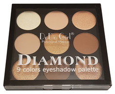 Палетка теней для глаз DoDo Girl Diamond Eyeshadow Palette, 9 оттенков, набор 01