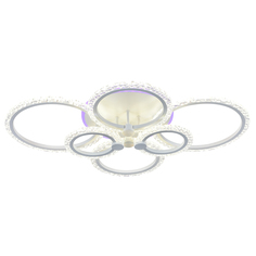 Светодиодная люстра Profit Light 8027/6 WHT 132W+11W RGB