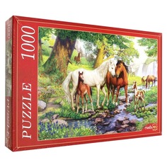 Пазлы Долина лошадей, 1000 элементов Рыжий кот