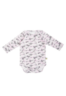 Боди Сонный гномик Флэмми камуфляж розовый, р. 68