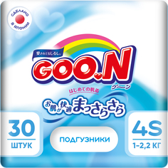 Подгузники GOO.N 4S (1-2.2 кг), 30 шт. Goon