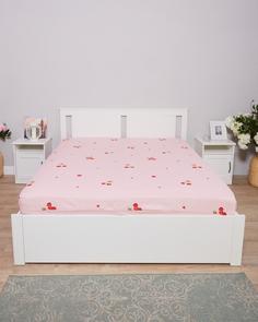 Простыня на резинке из бязи "Всё себе", Аморели, Размер: 160 х 200