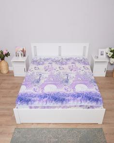 Простыня обычная, бязь "Всё себе", Столица моды, Размер: Евро