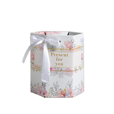 Переноска складная шестригранник Present for you, 17x14,8x19,5 см Айрис