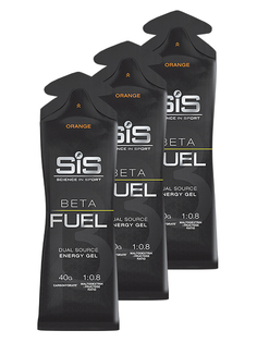 Энергетический гель SiS, Beta Fuel Energy Gel, 3шт по 60мл (Апельсин)