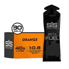 Энергетический гель SiS, Beta Fuel Energy Gel, 30шт по 60мл (Апельсин)