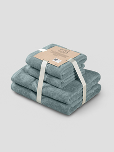 Комплект полотенец Мартос Мятн 50Х80-2/70Х130-2, 100% Хлопок, 500 Г/М2 Estia