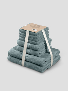 Комплект полотенец Мартос Мятн 30Х50-4/50Х80-2/70Х130-2, 100% Хлопок, 500 Г/М2 Estia