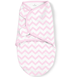 Конверт Swaddleme розовый/зигзаги2, 54780 размер S/M Summer Infant