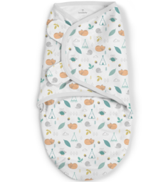 Конверт SUMMER INFANT на липучке Swaddleme 56226 сонные зверята р.S/M