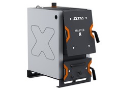 Твердотопливный котел ZOTA Master-X 25П АОТВ с чугунной плитой