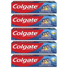 Зубная паста COLGATE Максимальная защита от кариеса Свежая Мята 50мл 5 шт