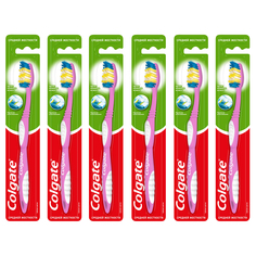 Зубная щетка COLGATE Премьер Отбеливания средняя 6 шт