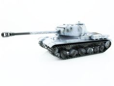 Р/У танк Taigen 1/16 ИС-2 модель 1944, СССР, зимний, (для ИК танк. боя) 2.4G, дерев. короб Torro