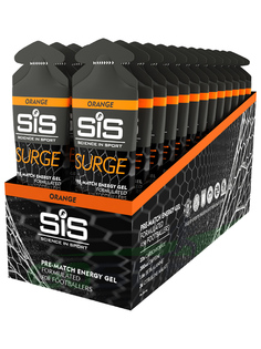 Энергетический гель SiS, Gel Energy SURGE PRE-MATCH, 30шт по 60мл (Апельсин)