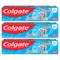 Зубная паста детская Colgate Доктор Заяц (жвачка) 50мл 3 шт. в наборе, FCN89286