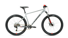 Горный велосипед Forward SPORTING 27.5 XX 2021 рост. 19" серебристый/черный