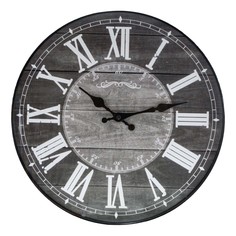 Настенные часы Kanglijia Clock серые 35,5 х 35,5 х 3,5 см