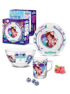 Набор детской посуды в подарочной упаковке Enchantimals/Энчантималс "Лисенок" Priorit Y