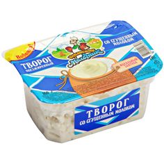 Творог Кубанский Молочник обезжиренный со сгущенкой, 160 г БЗМЖ