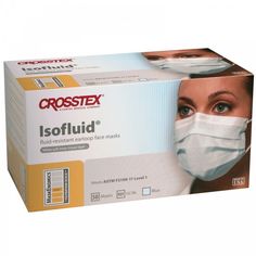 Одноразовые маски Crosstex Isofluid (50 шт.) SSW 70105