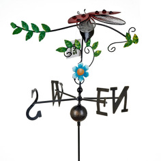 Фигура декоративная для сада (флюгер) "Летняя фантазия", 34x31x102 см ENS