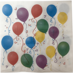Салфетки бумажные с рисунком 33 x 33 см 25 шт No Brand