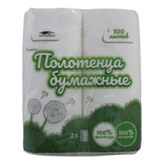 Бумажные полотенца Сотка двухслойные 2 рулона No Brand