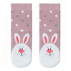 Носки детские Брестские Kids 257 серо-розовые р. 19-20