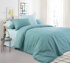 Покрывало стеганное из перкаля "Оливковая ветвь"; Евро Текс Дизайн