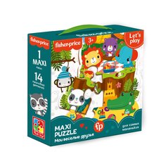 Пазлы Fisher-Price Maxi Puzzle Мои веселые друзья VT1711-06