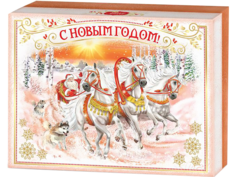 Чай Шкатулка Русская тройка черный с травами, 100 г, Jarra