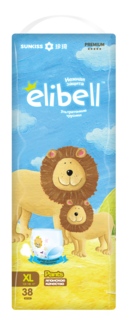 Подгузники-трусики Elibell XL 12-17 кг 38 шт