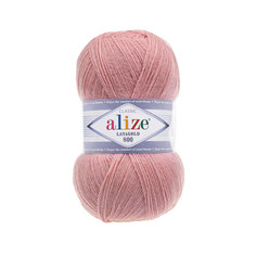 Пряжа ALIZE Lanagold 800 100гр.,800м (49%шерсть, 51%акрил) (173 Вялая роза)