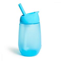 Поильник непроливайка с трубочкой Munchkin simple clean straw 12m+ 296 мл голубой 90018