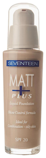 Тональный крем Seventeen Matt Plus Liquid SPF20 03 30 мл Натуральный
