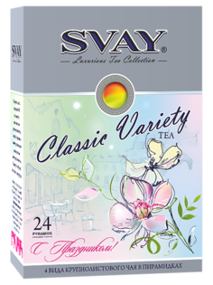Чай Classic Variety Spring, 24 пирамидки, Svay