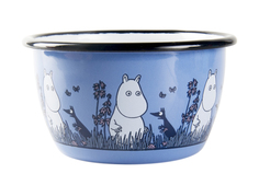 Пиала эмалированная Moomin Muurla Friends 300 мл, голубая