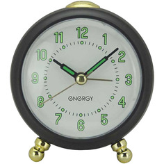 Настольные часы-будильник Energy EA-05, черные (009504)