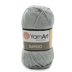 Пряжа YarnArt Rapido 100г, 350м (100% микрофибра акрил) (679 серый), 5 мотков