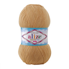 Пряжа ALIZE Cotton Gold Fine Baby 100гр, 470м (хлопок, акрил) (262 бежевый), 5 мотков